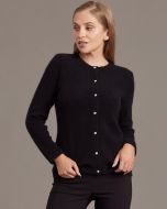 McDonald Possum Merino Crystal Button Cardigan