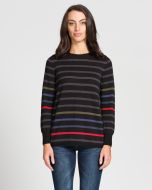 Optimum Merino Multi Stripe Sweater