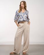 Madly Sweetly Aspect Linen Blend Trousers