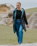 Moke 2 Colour Reversible Down Coat