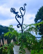 Silhouette Garden Art - Double Heart Fantail