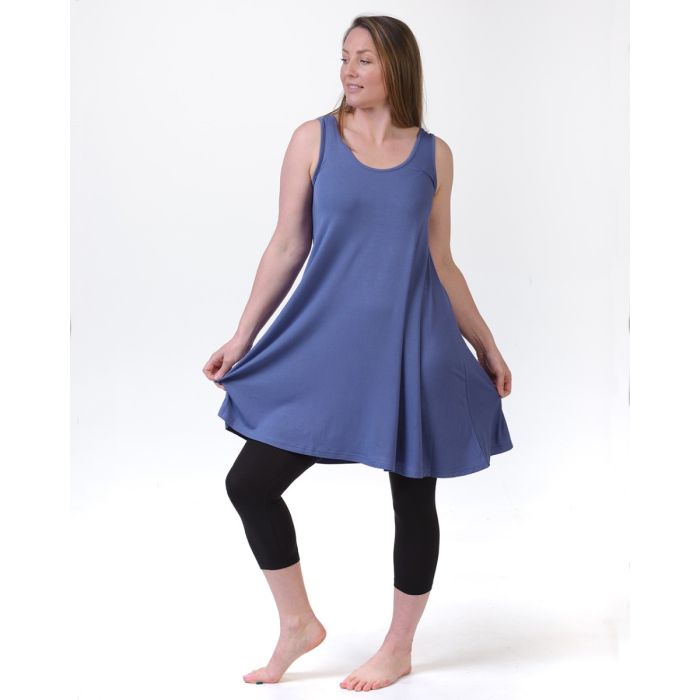 Swing dress with leggings deals