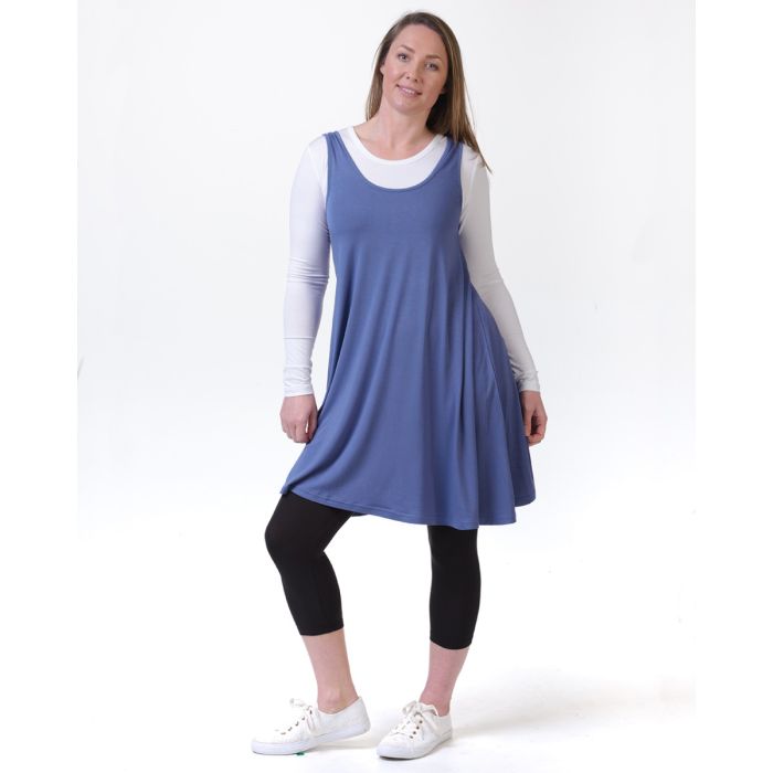 Swing dress cheap with leggings