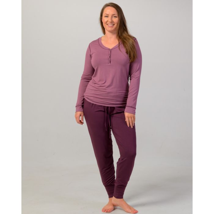 Bamboo Sleepwear Separates Cuffed Pants New Zealand Nature