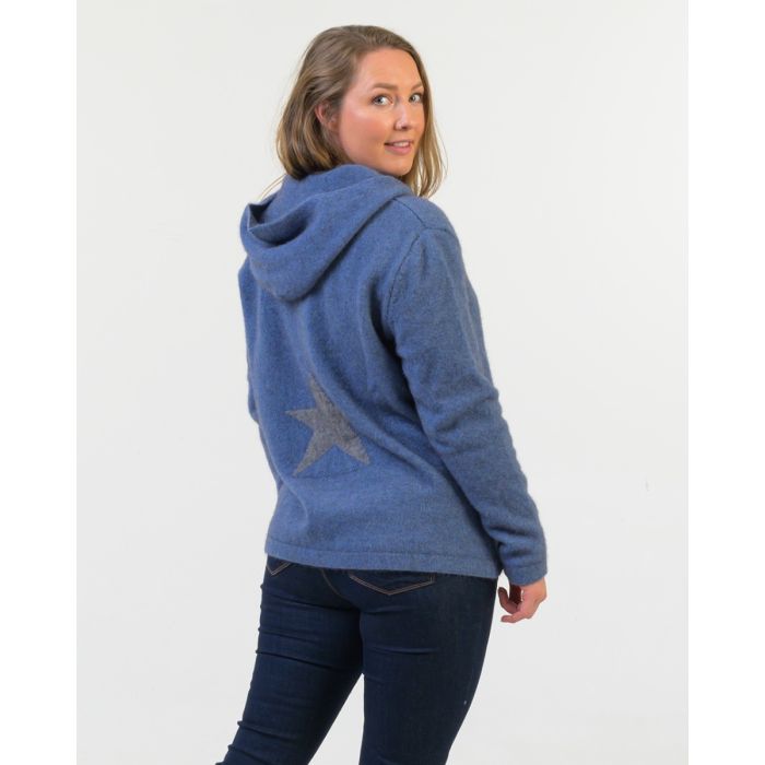 Noble Wilde Possum Merino Star Pullover Hoodie New Zealand Nature