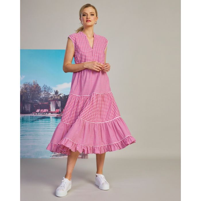 Gingham dress nz top