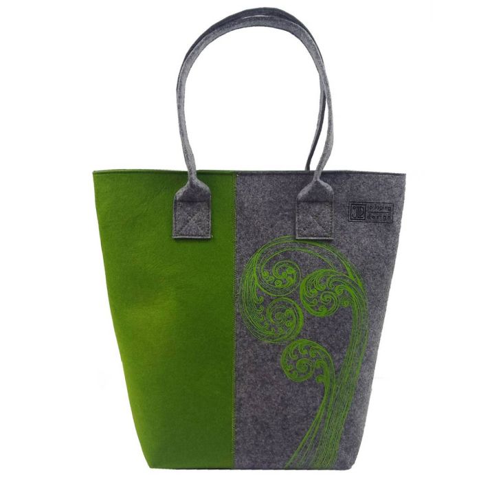 Jo Luping Ecofelt 2 Tone Tote Bags
