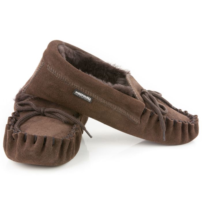 Leather sole moccasin slippers shop