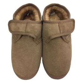 sheepskin velcro slippers