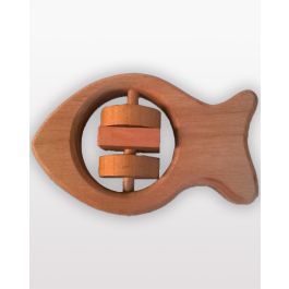 Buy Natural Wooden Ring Rattle Online in New Zealand