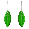 Leaf Recycled Glass Earrings