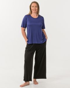 Silk Wide Leg Lounge Pants
