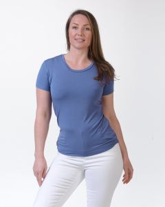Bamboo Classic Women's T-Shirt Blue Dawn-XL