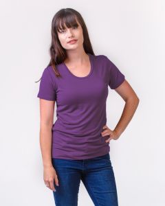 Bamboo Classic Women's T-Shirt Majesty Purple-XL