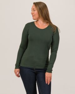 Women's Bamboo Long Sleeve Top Sycamore-S