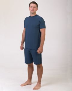 Men's Bamboo PJ Shorts Dark Navy-S