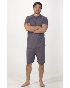 Men's Bamboo PJ Shorts Storm Grey-XL