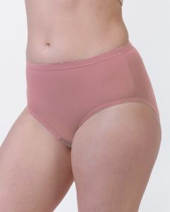 Bamboo Comfort High Cut Briefs Vintage Rose-S
