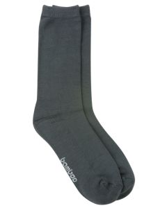 Men's Bamboo Comfort Business Socks Slate -L