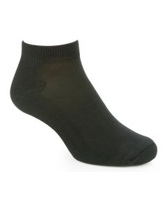 Bamboo Sport Socks Black-S