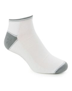 Bamboo Sport Socks White-M
