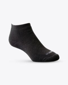 Low Cut Cotton Socks 2pk Black-L/XL