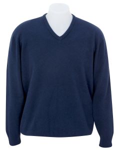 Men&#039;s Possum Merino V-Neck Sweater Twilight-L