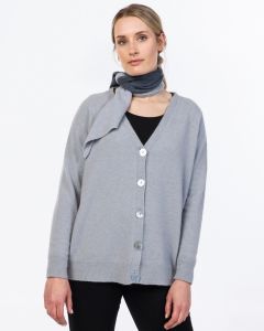 Native World Relaxed V-neck Cardigan Cloud-S