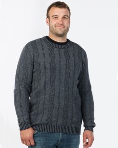 Native World Possum Merino 2-Tone Ribbed Sweater