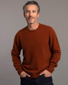 McDonald Possum Merino Men's Crew Neck Sweater