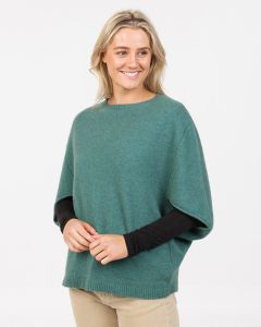 Native World Possum Merino Cape Sweater