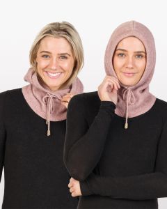 Native World Possum Merino Scarf with Hood