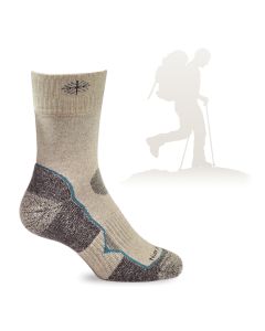 Possum Merino Hiker Socks Beige-S