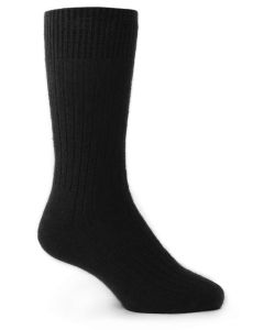 Possum Merino Classic Socks Black-M
