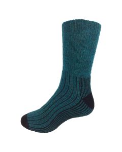  Possum Merino Terry Socks Turquoise -L