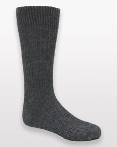 Noble Wilde Possum Merino Knee Socks Charcoal-S