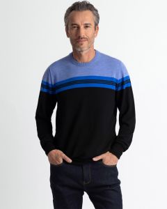 Royal Merino Men's Striped Sweater