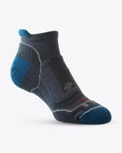 Merino-Tec Ankle Socks Grey/Blue-M