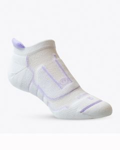 Merino-Tec Ankle Socks White/Lilac-M