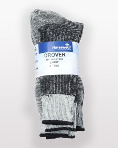 Merino Drover Work Socks 3 Pair Value Pack -M