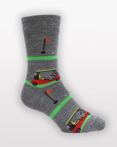 Men's Merino Fun Socks Golf Design TO CLEAR