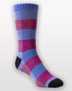 Merino Tartan Socks Lilac-S