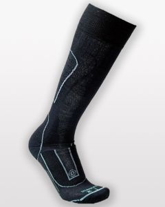 Merino Ski Socks Black/Natural-M/L