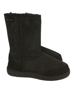 Premium Sheepskin Boots Black-11