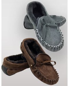 Traditional Hard Sole Sheepskin Moccasins