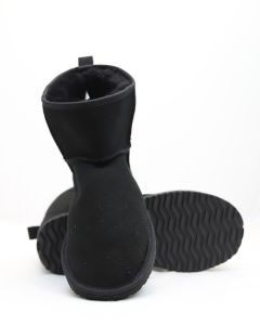 Oxford Sheepskin Ankle Boot Black-L