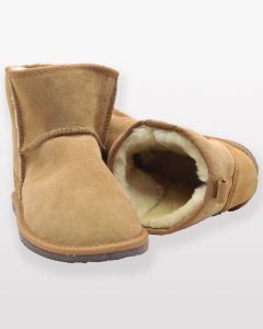 Oxford Sheepskin Ankle Boot Chestnut-XXL