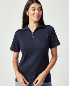 Untouched World™ Women's Merino Zip Tee