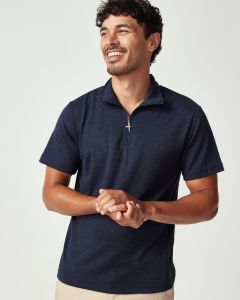 Untouched World™ Men's Merino Zip Tee