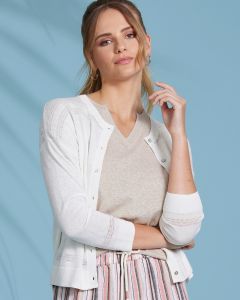 Madly Sweetly Linen Cotton Knit Cardigan